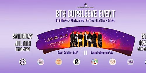 BTS ARMY DAY Cupsleeve Event