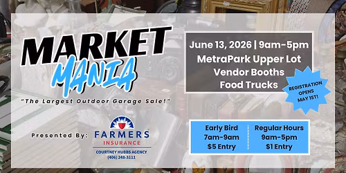 Market Mania - Largest Outdoor Garage Sale!