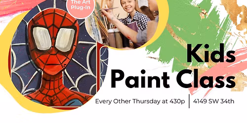 Kids Paint Class - Spiderman