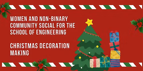 SoE Women and Non-Binary Community Social - Xmas Decorations Making