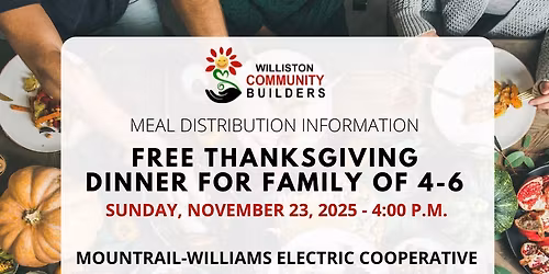 Free Thanksgiving Dinner Distributions