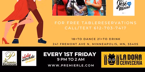 Salsa Bachata at La Do\u00f1a 1st Friday Ft Salsa del Soul