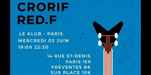 Soir\u00e9e ROCK ! REDF - CRORIF - Moth & the Firebrands