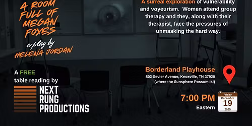 A ROOM FULL OF MEGAN FOXES by Helena Jordan (Next Rung Productions)