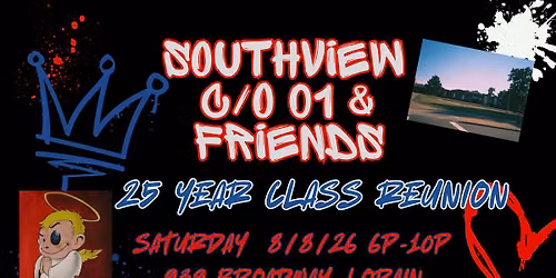 Class of 2001 & Friends 25th High School Reunion 