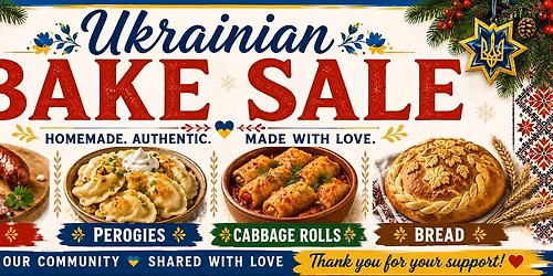 Sim'ya Ukrainian Society Christmas Bake Sale 