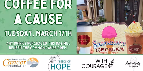 Coffee for a Cause at Serendipity Ice Cream!