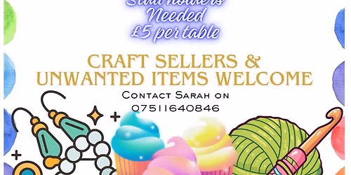 Craft fair and table top sale