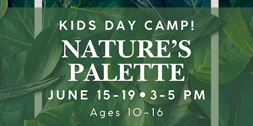 "Nature's Palette" Kids Art Class