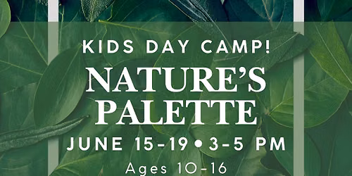 "Nature's Palette" Kids Art Class