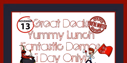 Customer Appreciation Sale & Lunch