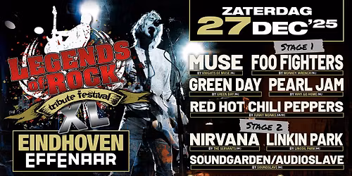 LEGENDS of ROCK Tribute Festival XL | Poppodium Effenaar in Eindhoven