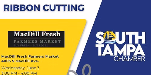 Grand Opening Ribbon Cutting for MacDill Fresh Farmers Market