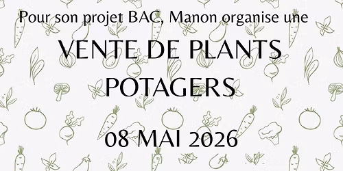 Ventes de plants potagers