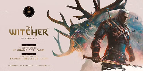 The Witcher en Concert \u2022 Le Grand Rex, Paris \u2022 13 novembre 2026 (COMPLET)