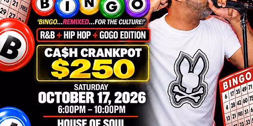 CRANK BINGO | R&B + HIP HOP + GOGO