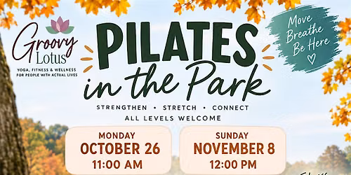 Autumn Themed Pilates at East Islip Heckshire State Park