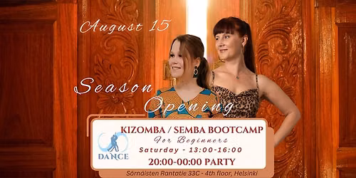 Autumn Season Opening - Kizomba Bootcamp for Beginners