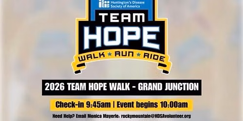 2026 Team Hope Walk -Grand Junction