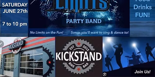 Party Time w NO LIMITS on the FUN! See you on the patio! 6\/27 at 7pm! #supportlocal #livemusic