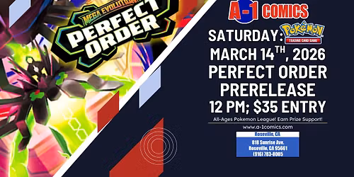 RSVL: Perfect Order Prerelease! 12 PM $35