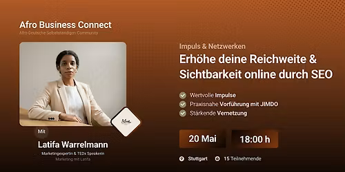 Afro Business Connect Live - SEO-Sichtbarkeit & Netzwerken