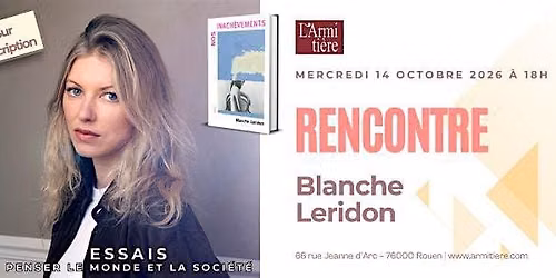Rencontre avec Blanche Leridon