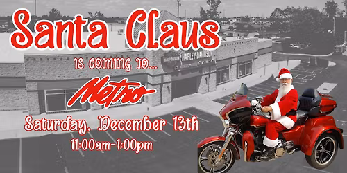 Santa is coming to Metro