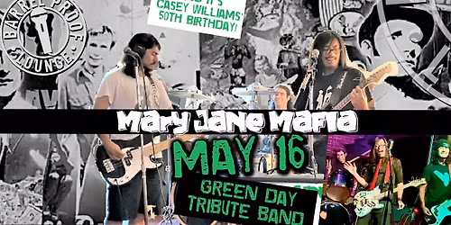 Mary Jane Mafia - Green Day Cover and Punk Band at Barrel Proof Lounge