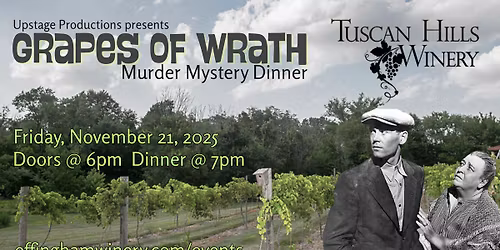 Grapes of Wrath Murder Mystery Dinner