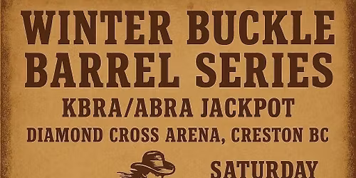 December 6 Winter Barrel Buckle Series (4th in series)