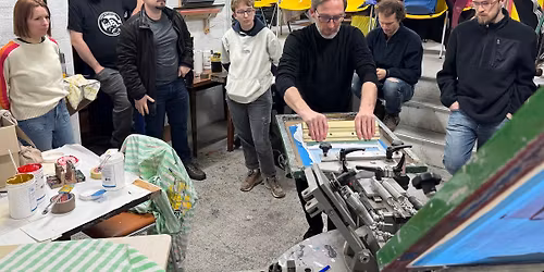 Initiation \u00e0 la s\u00e9rigraphie textile On imprime sur vos T-shirts NOIR!