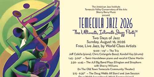 Temecula Jazz 2026 - Free Sunday Concerts at the Merc & Theater