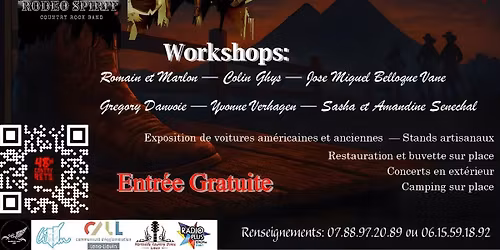 RODEO SPIRIT - 48h Country R\u00e9tro Festival - Li\u00e9vin 