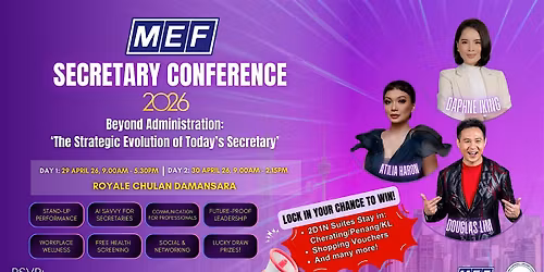 MEF Secretary Conference 2026
