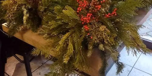 Holiday Table Arrangements and Wine