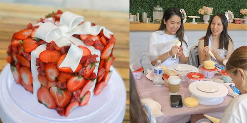 Strawberry Picnic Cake| Summer Cake Decorating Class in Magnolia
