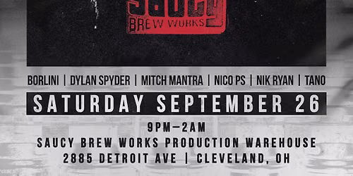 EDM OHIO PRESENTS: SAUCED
