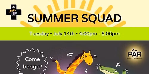 Summer Squad: Glow in the Dark Dance Party