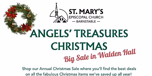 Angels' Treasurers Thrift Store Annual Christmas Sale at St. Mary's Church  