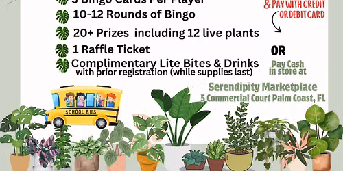 Plant Bingo the Marketplace - August