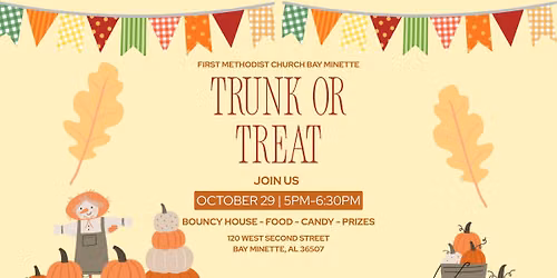 First Methodist Church Bay Minette Trunk or Treat
