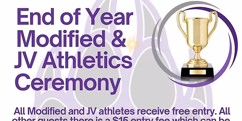 Modified and JV Athletic Awards Banquets