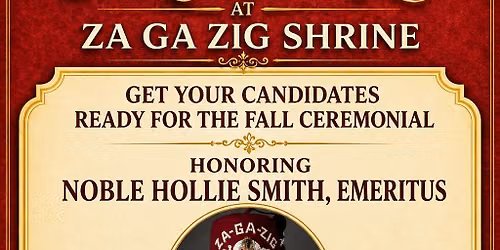 Za Ga Zig Fall Ceremonial