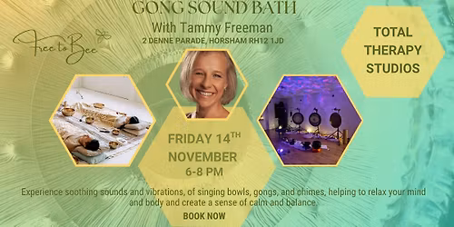 Nov 14th - 2hr Sound Bath With Tammy Freeman