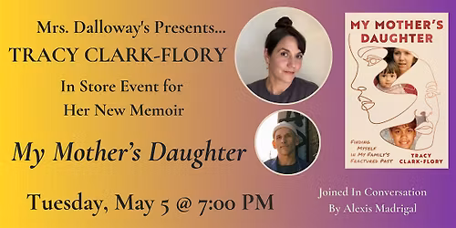 Tracy Clark-Flory's MY MOTHER'S DAUGHTER In-Store Event And Book Signing
