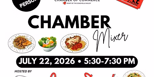 Thousand Palms Chamber Mixer at Papa Dan\u2019s!