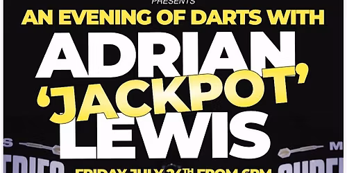 An Evening with Adrian 'Jackpot' Lewis
