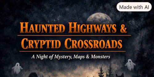 Haunted Roads & Cryptid Crossroads Presented by The Holmes County Genealogy Association - Free Event