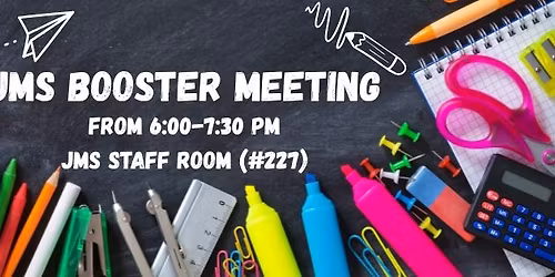 JMS Boosters Monthly Meeting